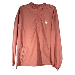 Playboy by PACSUN active sweater, Light Jacket size MEDIUM Coral